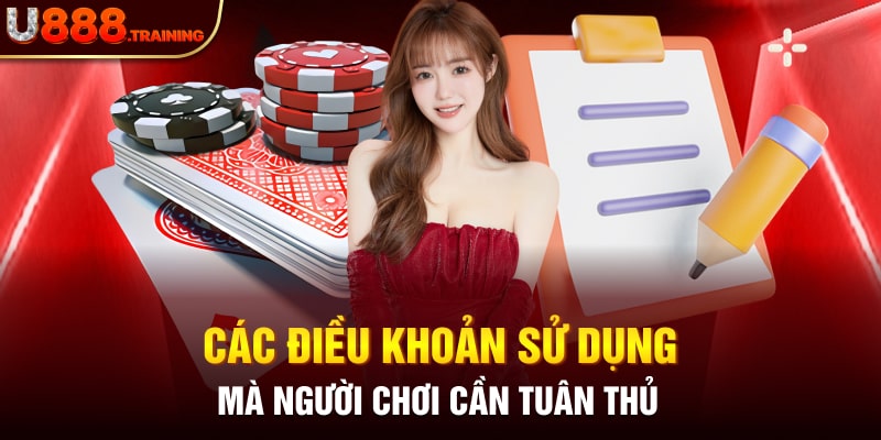 Một số điều khoản mà người chơi cần tuân thủ tại nhà cái U888