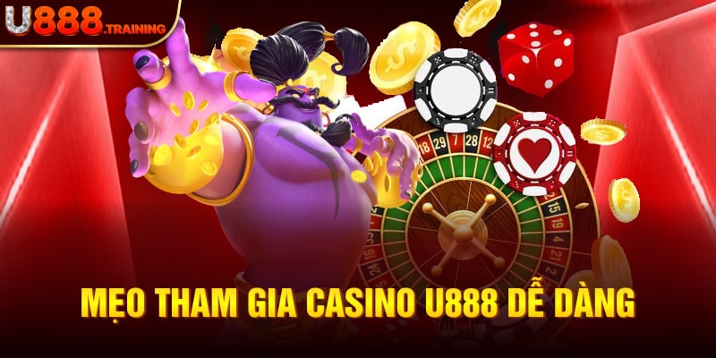 Chi tiết hướng dẫn cược thủ cách đặt cược casino online tại U888